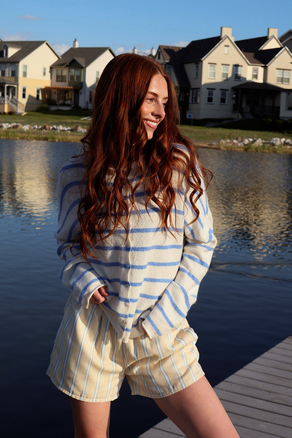 Cardigan Stripe Piper – Casual Wear, Everyday Style