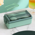 1400ml Double Layer Bento Box – Portable, Microwave Safe – Lunch for Kids, Adults
