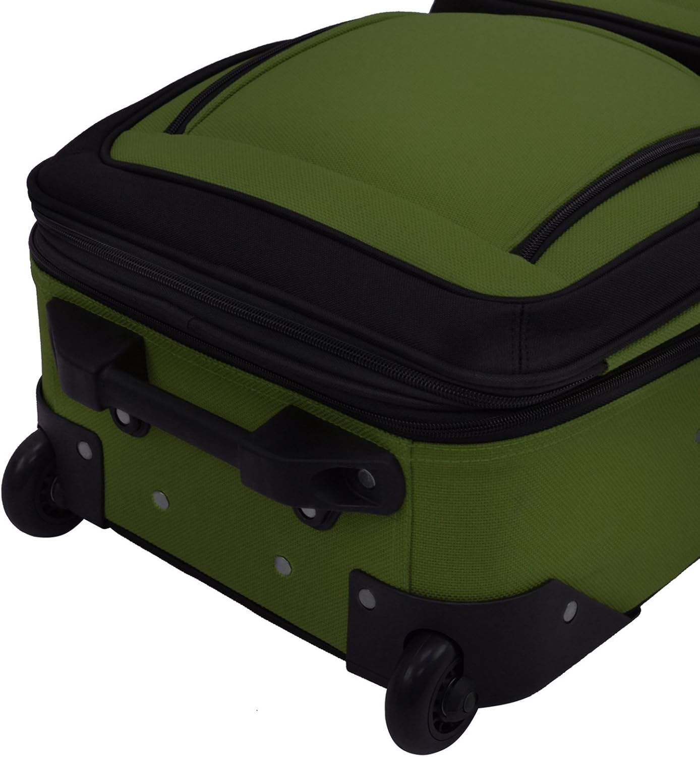 2-Piece Softside Carry-On Luggage Set with Expandable Design – Travel, Weekend Getaways