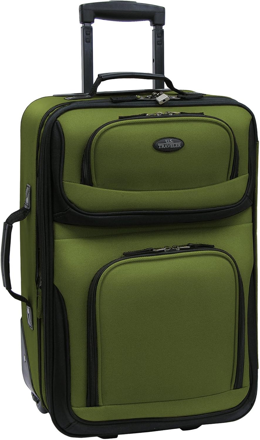 2-Piece Softside Carry-On Luggage Set with Expandable Design – Travel, Weekend Getaways
