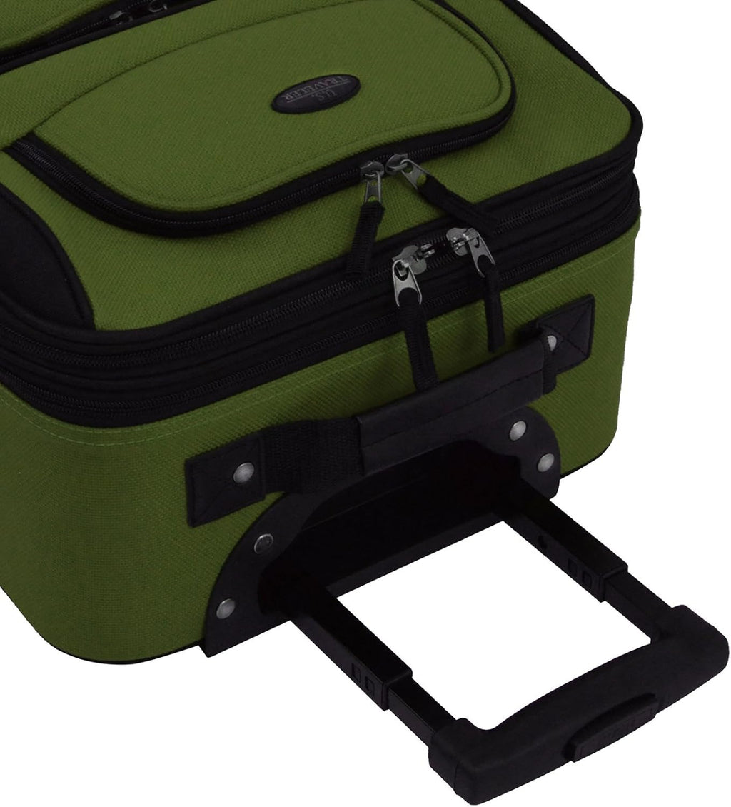 2-Piece Softside Carry-On Luggage Set with Expandable Design – Travel, Weekend Getaways