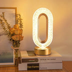 3D Crystal LED Night Light | Rechargeable Touch Dimming Lamp – Home Decor, Gift