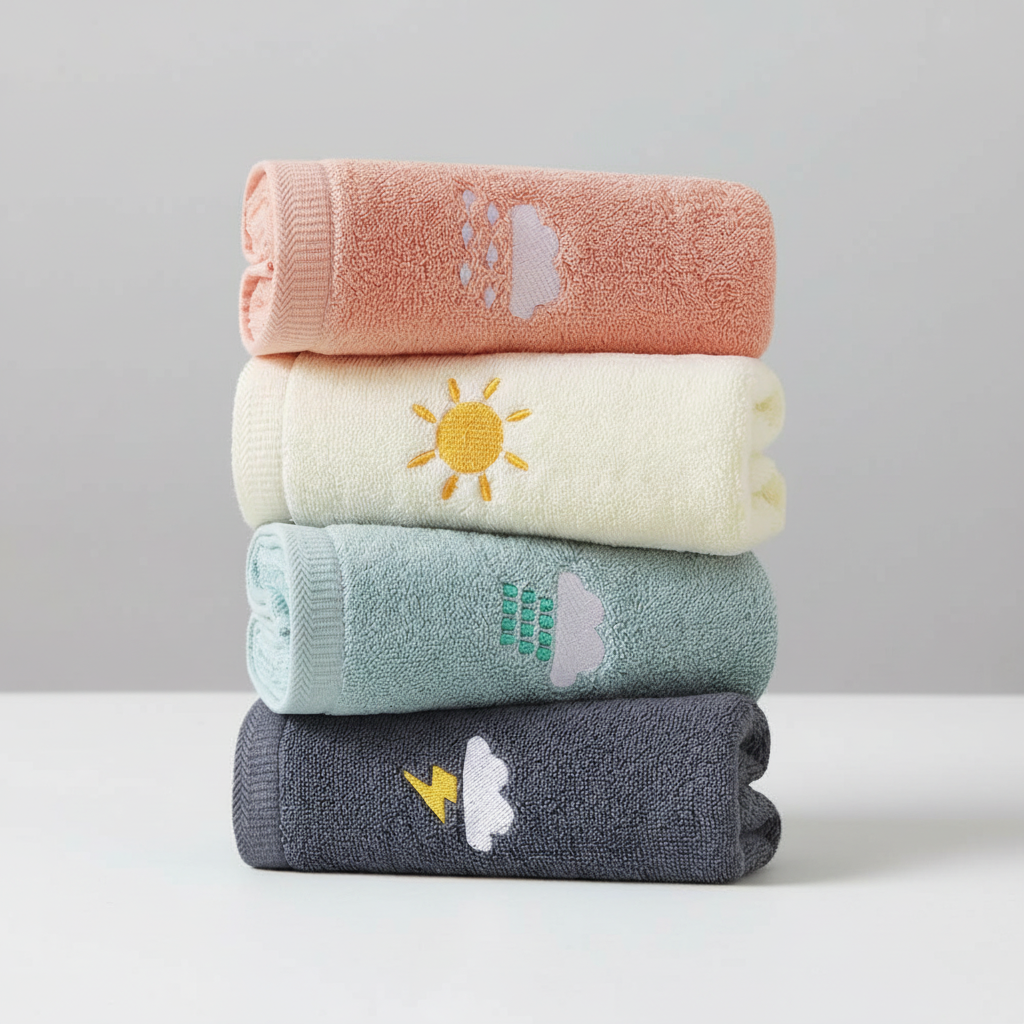 4-Piece Washcloth Set – Soft, Absorbent, Perfect for Bath Time, Baby Care