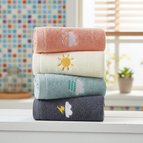 4-Piece Washcloth Set – Soft, Absorbent, Perfect for Bath Time, Baby Care
