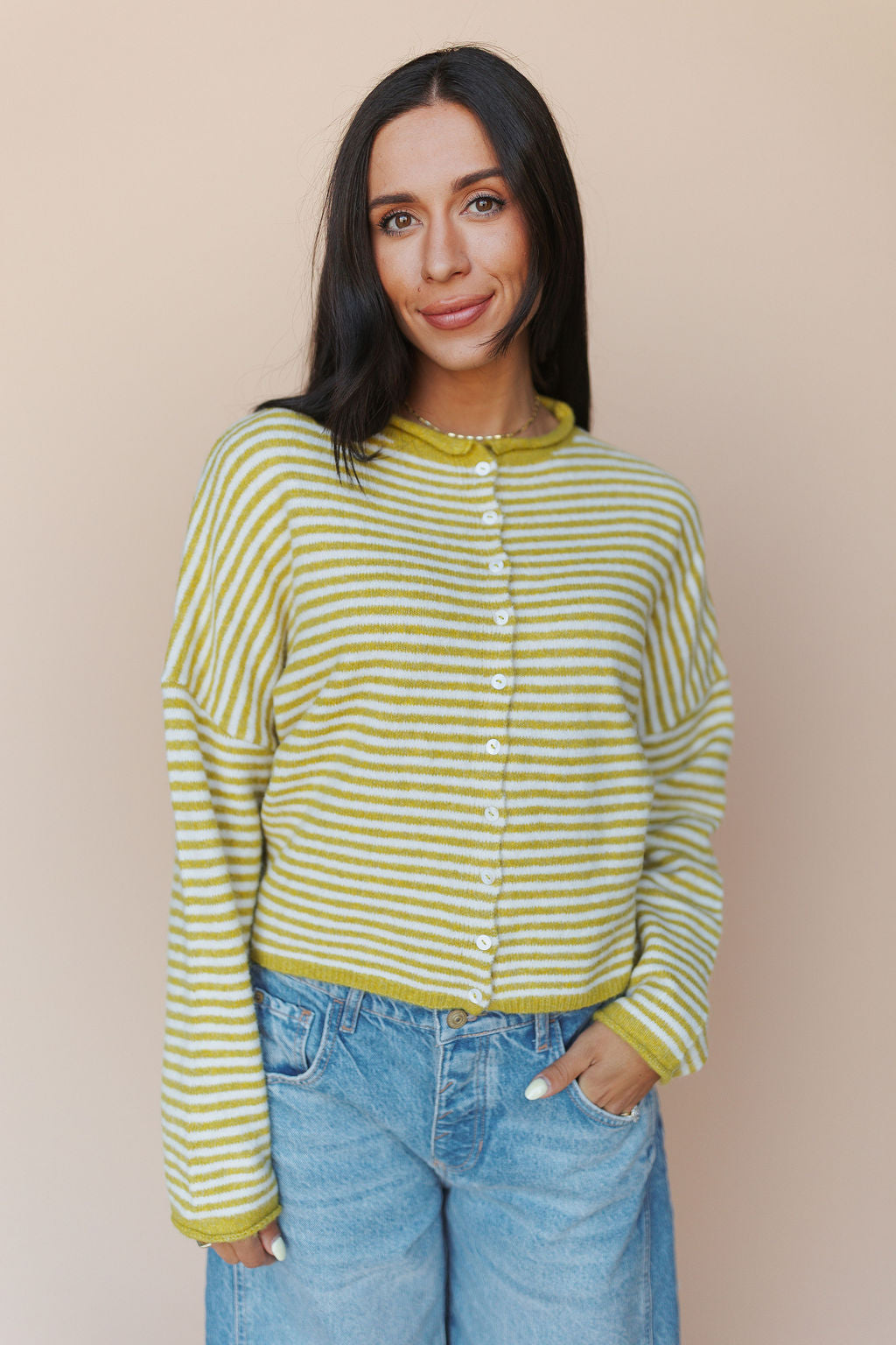 Cardigan Stripe Piper – Casual Wear, Everyday Style