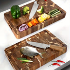 Acacia Wood Cutting Board | Durable End Grain – Kitchen, Dining