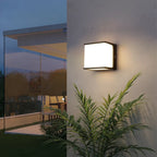 AeroCube Outdoor Wall Light | Modern Waterproof LED – Garden, Patio