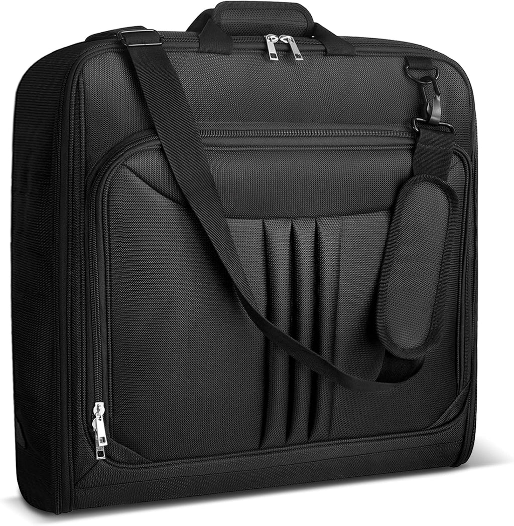 Foldable Waterproof Travel Garment Bag – Carry-On Suit Organiser with Strap, Ideal for Business Trips, Weekend Getaways