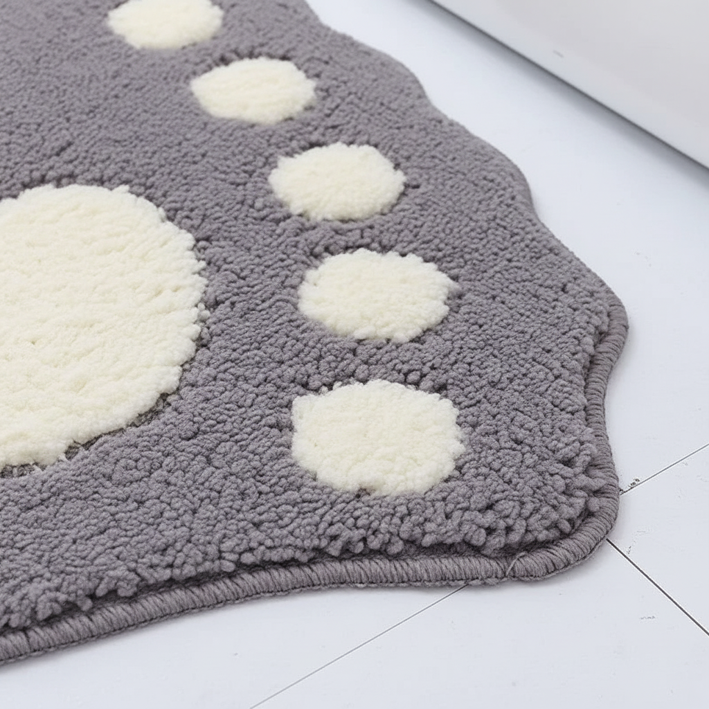 Foot-Shaped Bath Mat – Cozy, Comfortable for Bathroom, Home Decor