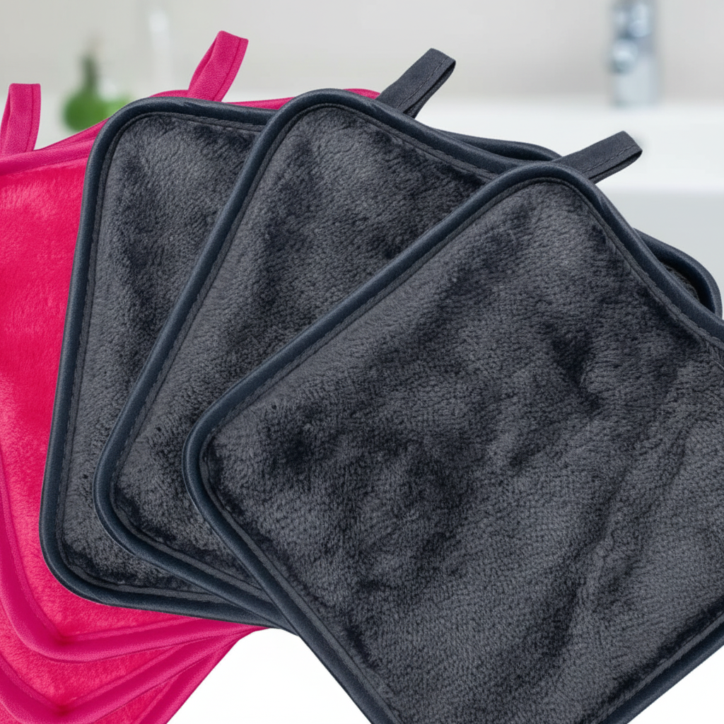 Gentle Cosmetic Pads – Soft Cleaning Cloths for Daily Care, Makeup Removal