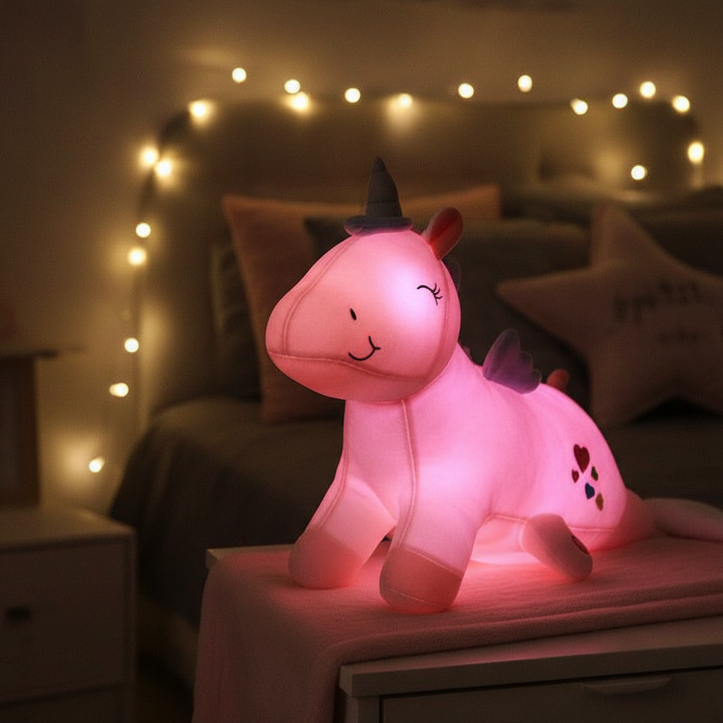 Glow in the Dark Children's Cushion – Bedroom Decor, Gift for Kids