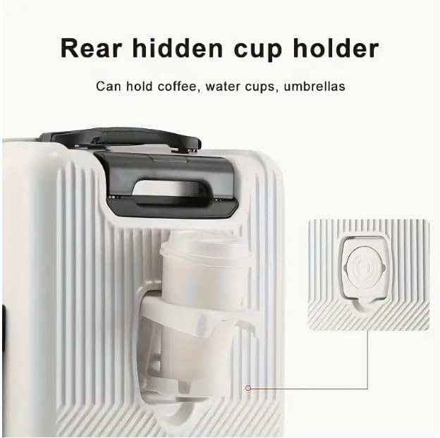 Hard Shell Carry-On with USB Port, TSA Lock – Travel, Business