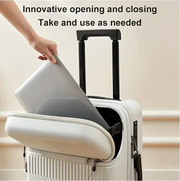 Hard Shell Carry-On with USB Port, TSA Lock – Travel, Business