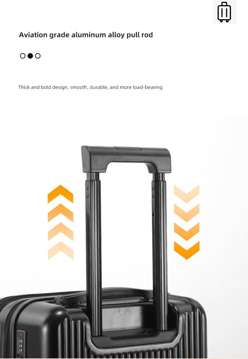 Hard Shell Carry-On with USB Port, TSA Lock – Travel, Business