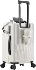 Hard Shell Carry-On with USB Port, TSA Lock – Travel, Business