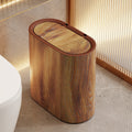 Marble Pattern Waste Bin with Lid – Bathroom, Kitchen Organization