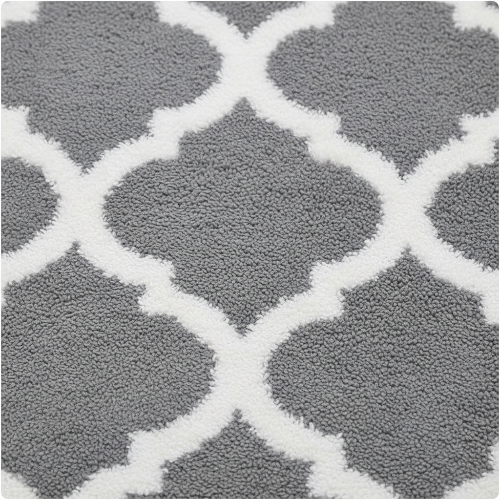 Microfiber Bath Mat Set – Soft, Absorbent – Bathroom, Home Decor