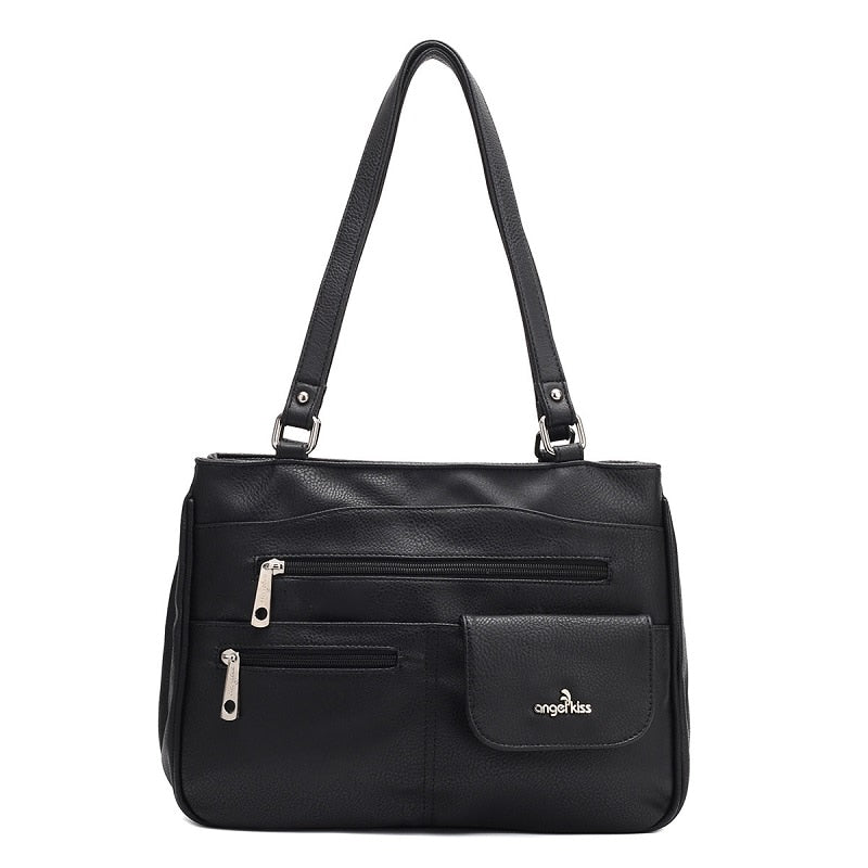 Multi-Compartment Women’s Shoulder & Crossbody Handbag – Everyday Use, Travel