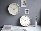 Nordic Wall Clock | Minimalist Wood Frame – Home Decor, Gift