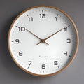 Nordic Wall Clock | Minimalist Wood Frame – Home Decor, Gift