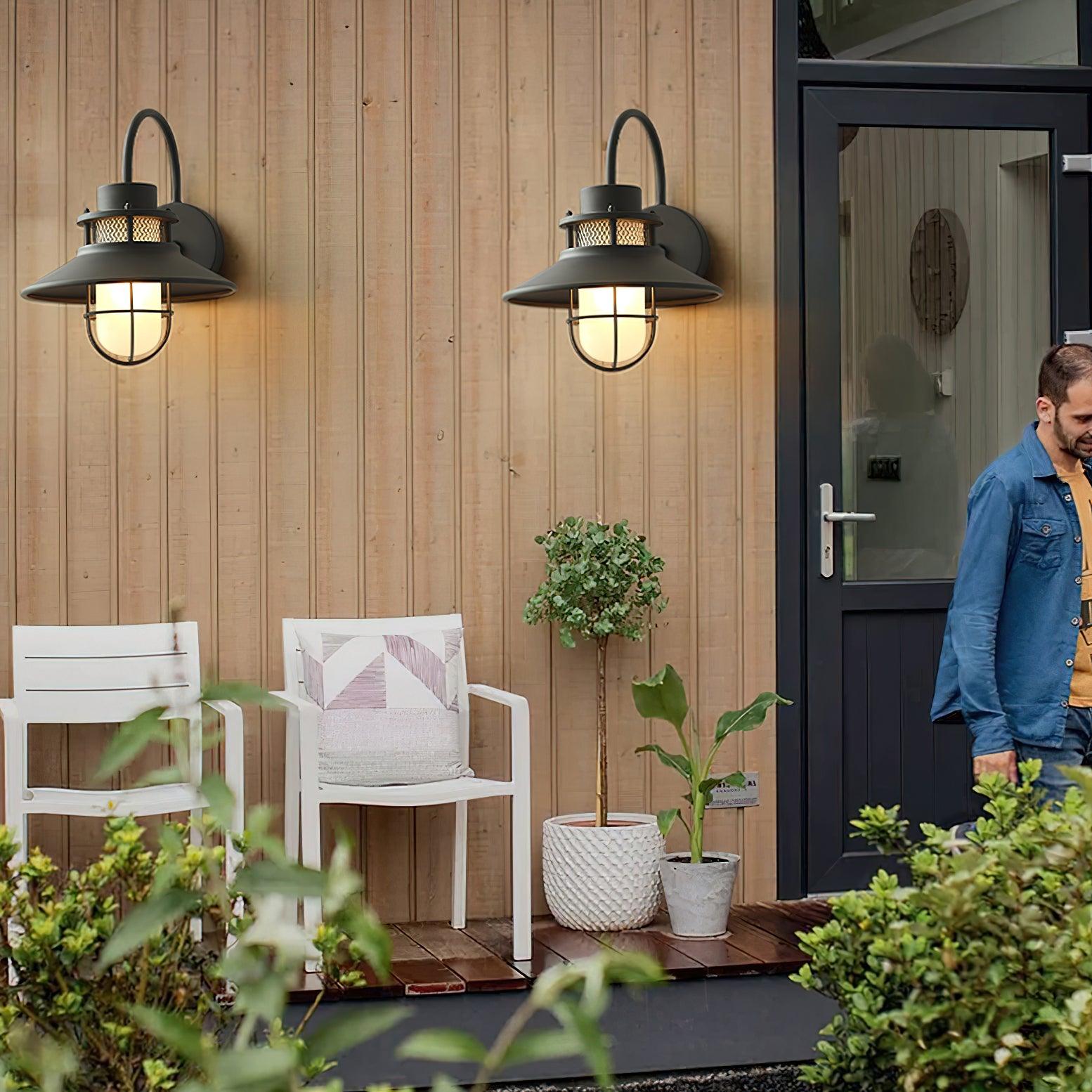 Outdoor Wall Lamp | Waterproof Industrial Design – Garden, Patio