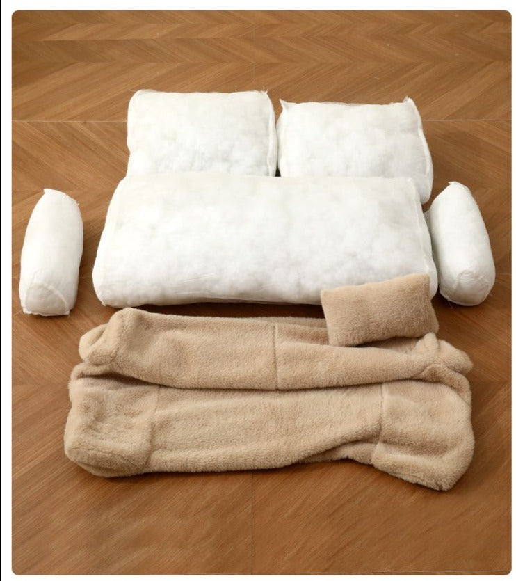 Pet Sofa - Comfortable Design for Small Dogs/Cats – Relaxation, Home Decor