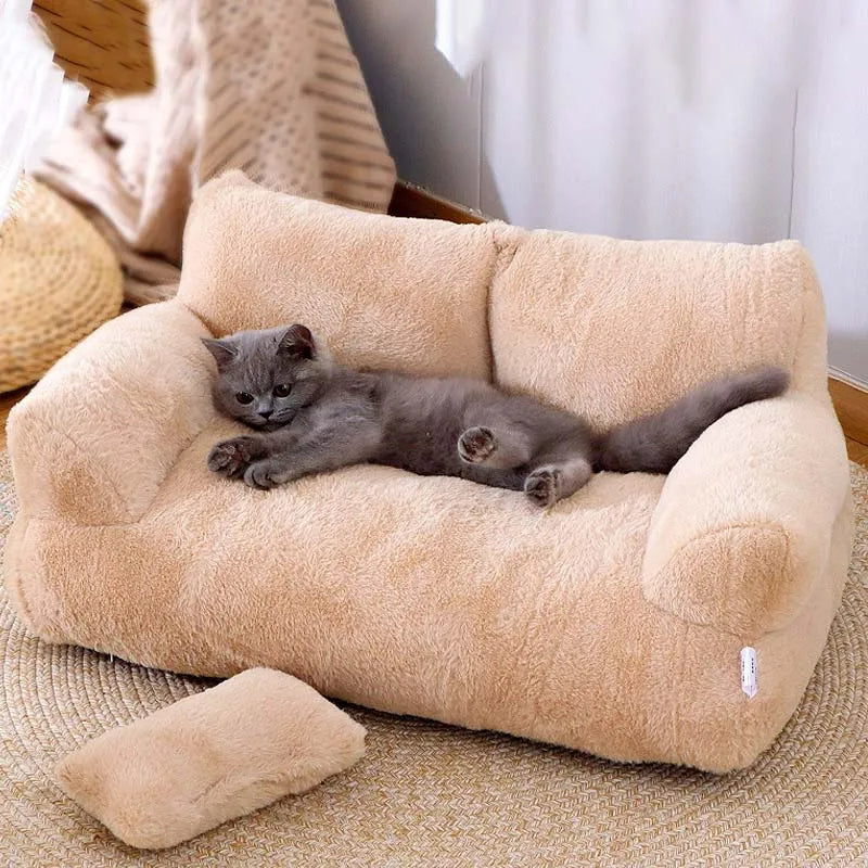 Pet Sofa - Comfortable Design for Small Dogs/Cats – Relaxation, Home Decor