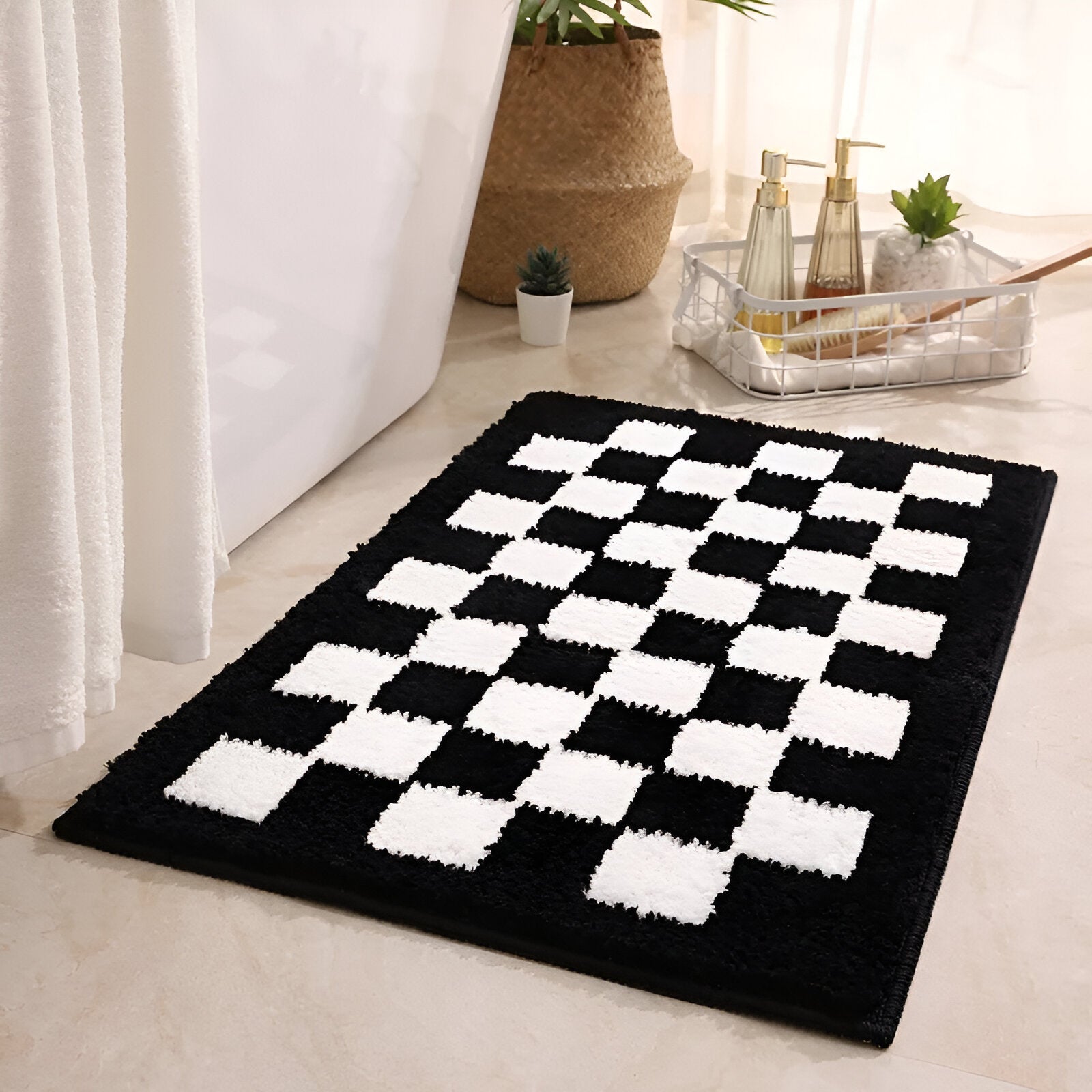Plush Bath Mat – Soft Comfort, Bathroom Decor – Home, Relaxation