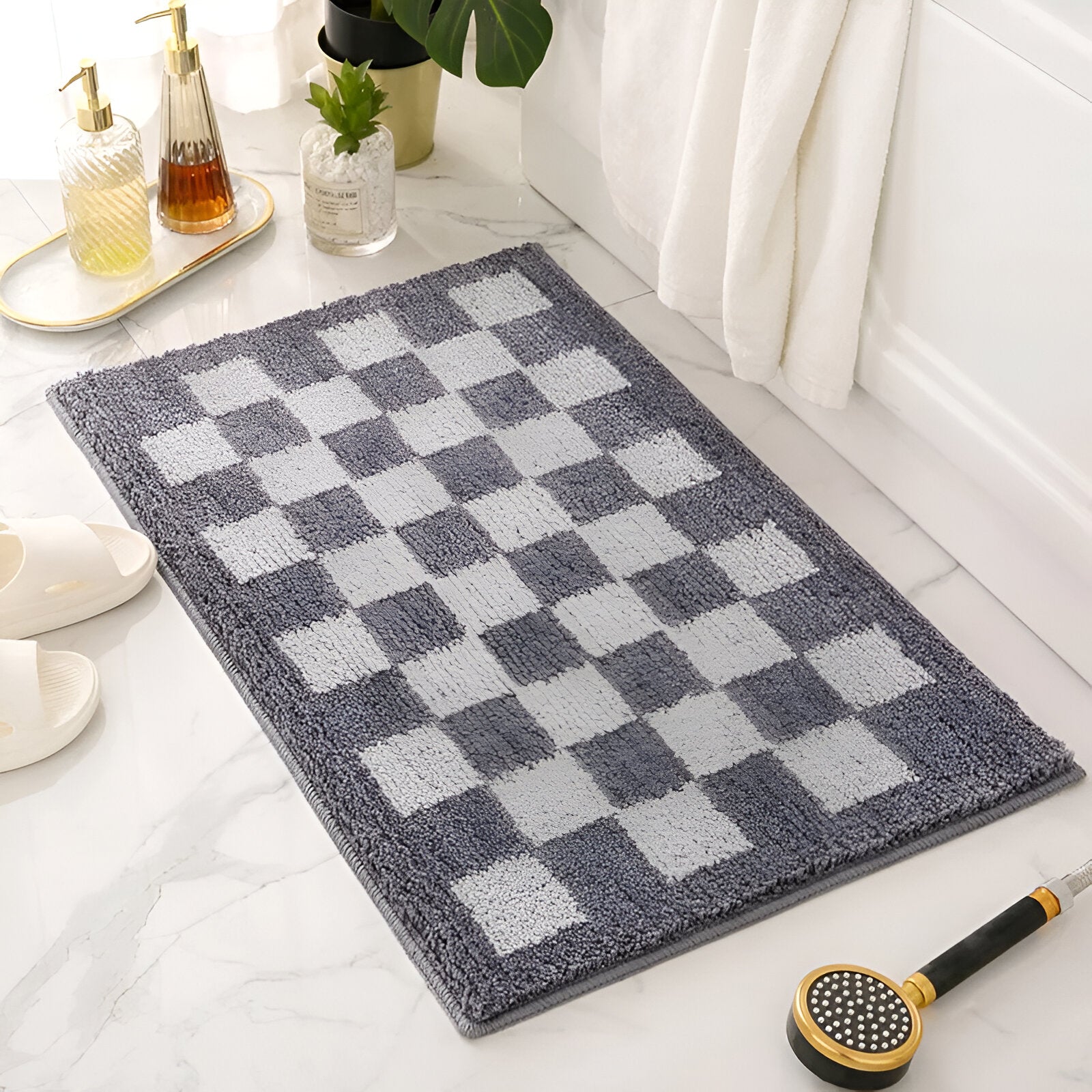 Plush Bath Mat – Soft Comfort, Bathroom Decor – Home, Relaxation