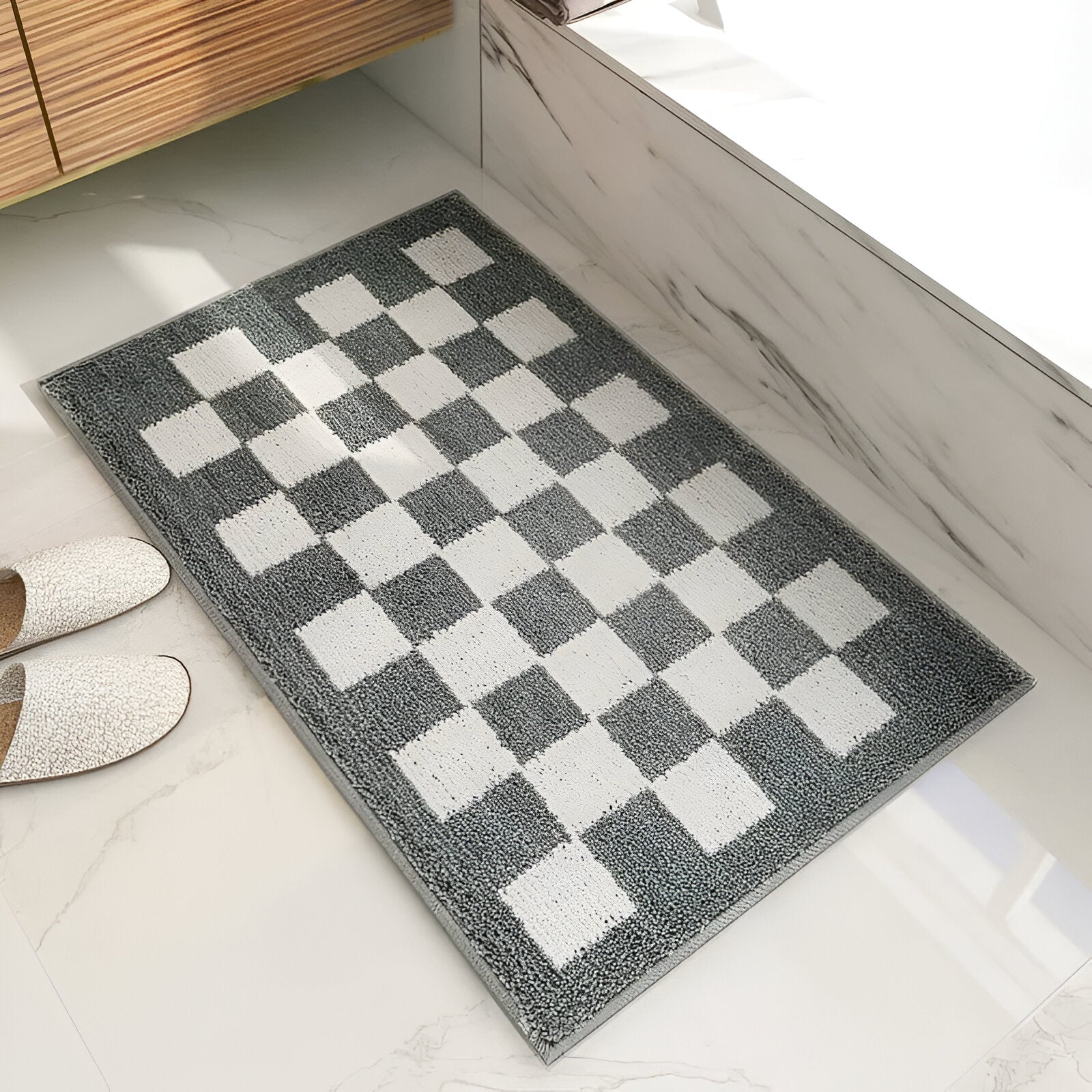 Plush Bath Mat – Soft Comfort, Bathroom Decor – Home, Relaxation