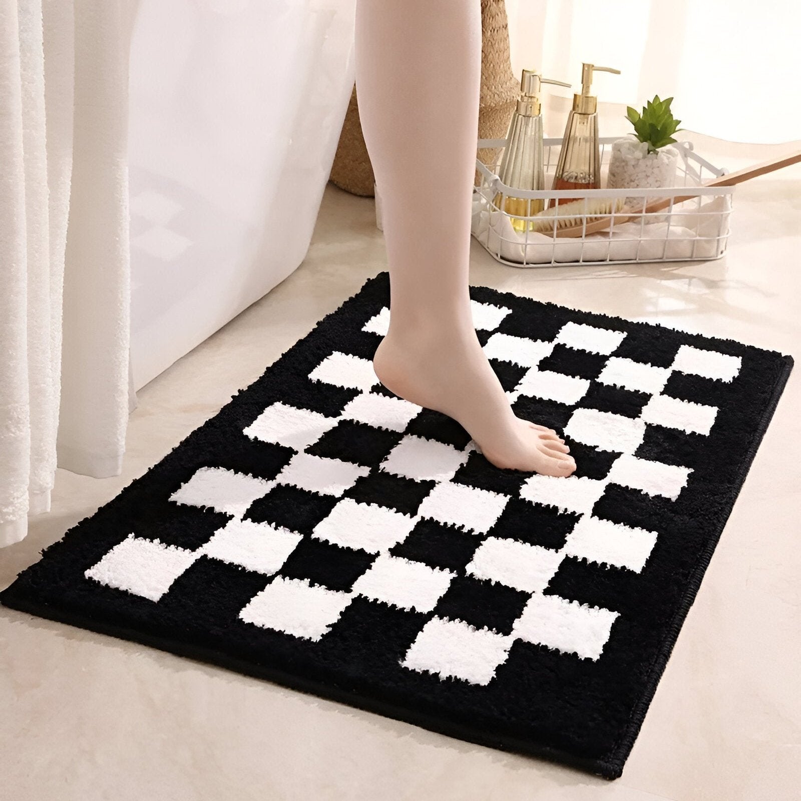 Plush Bath Mat – Soft Comfort, Bathroom Decor – Home, Relaxation