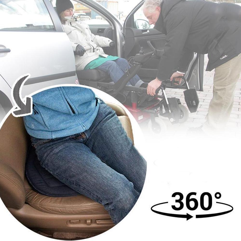 Rotatable Memory Seat Cushion with Anti-Slip Base – Comfort, Posture Support