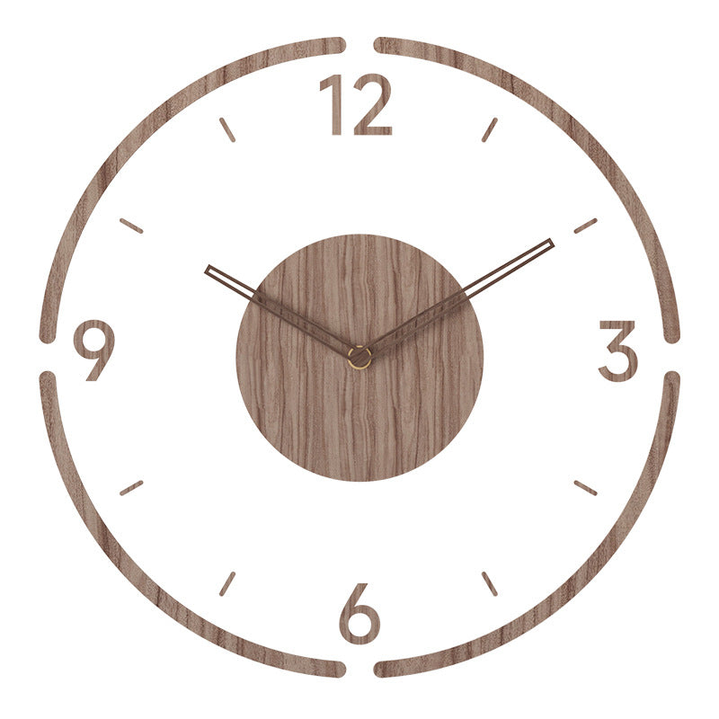 Scandinavian Style Wooden Wall Clock – Home Decor, Gift