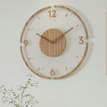 Scandinavian Style Wooden Wall Clock – Home Decor, Gift