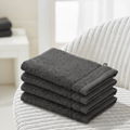 Set of 4 Washcloths – Soft, Absorbent – Daily Use, Spa Experience