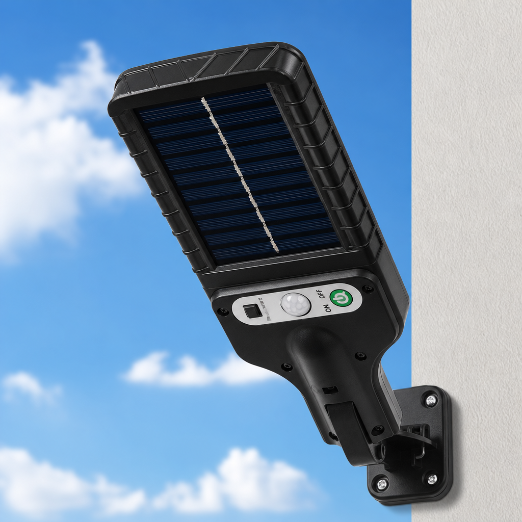Solar Motion Sensor Light 500 Lumens Wireless – Outdoor, Garden