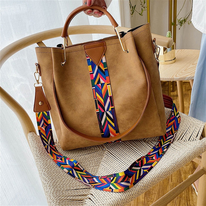 Spacious PU Leather Tote Bag – Everyday Carry, Stylish Accessory