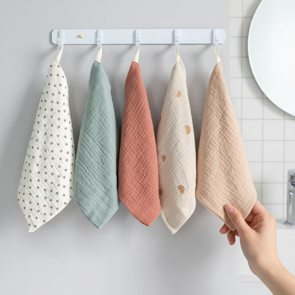 Versatile Facial Towels – Cotton Material, Soft Texture – Daily Use, Spa Treatment