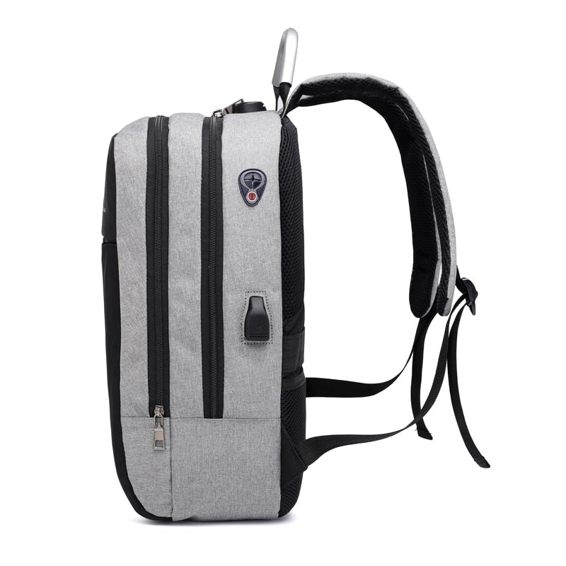 Water-Resistant Anti-Theft Backpack with USB Charging Port – Travel, Commuting