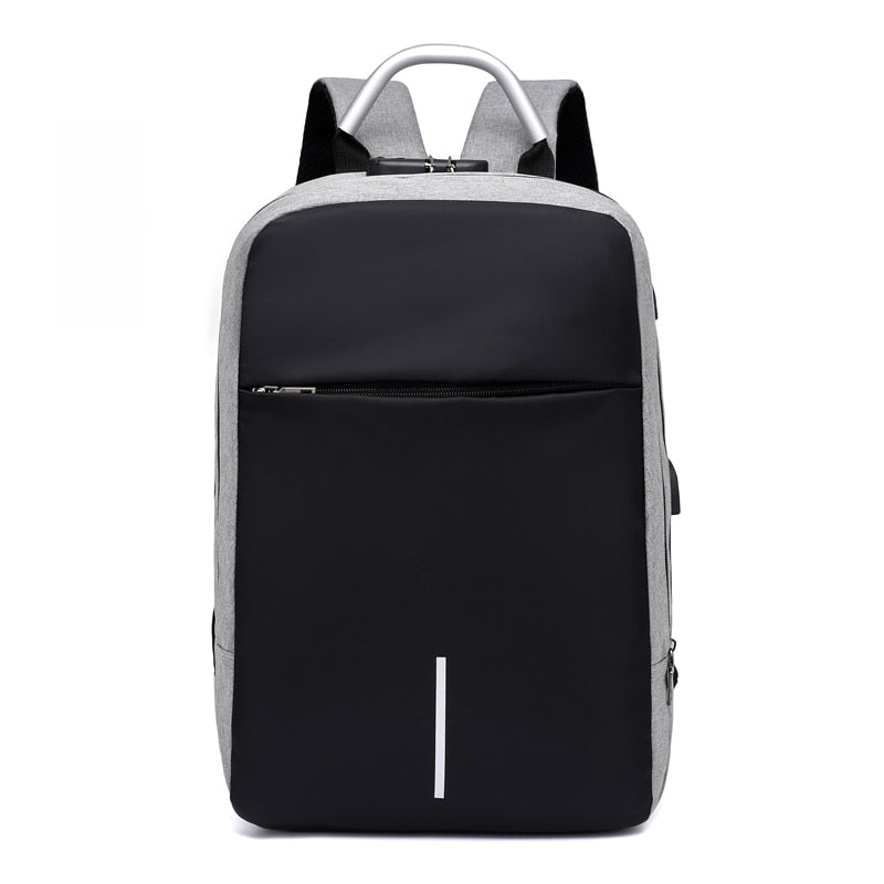 Water-Resistant Anti-Theft Backpack with USB Charging Port – Travel, Commuting