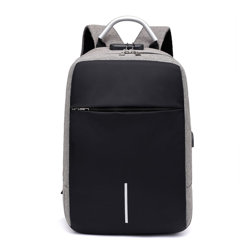 Water-Resistant Anti-Theft Backpack with USB Charging Port – Travel, Commuting