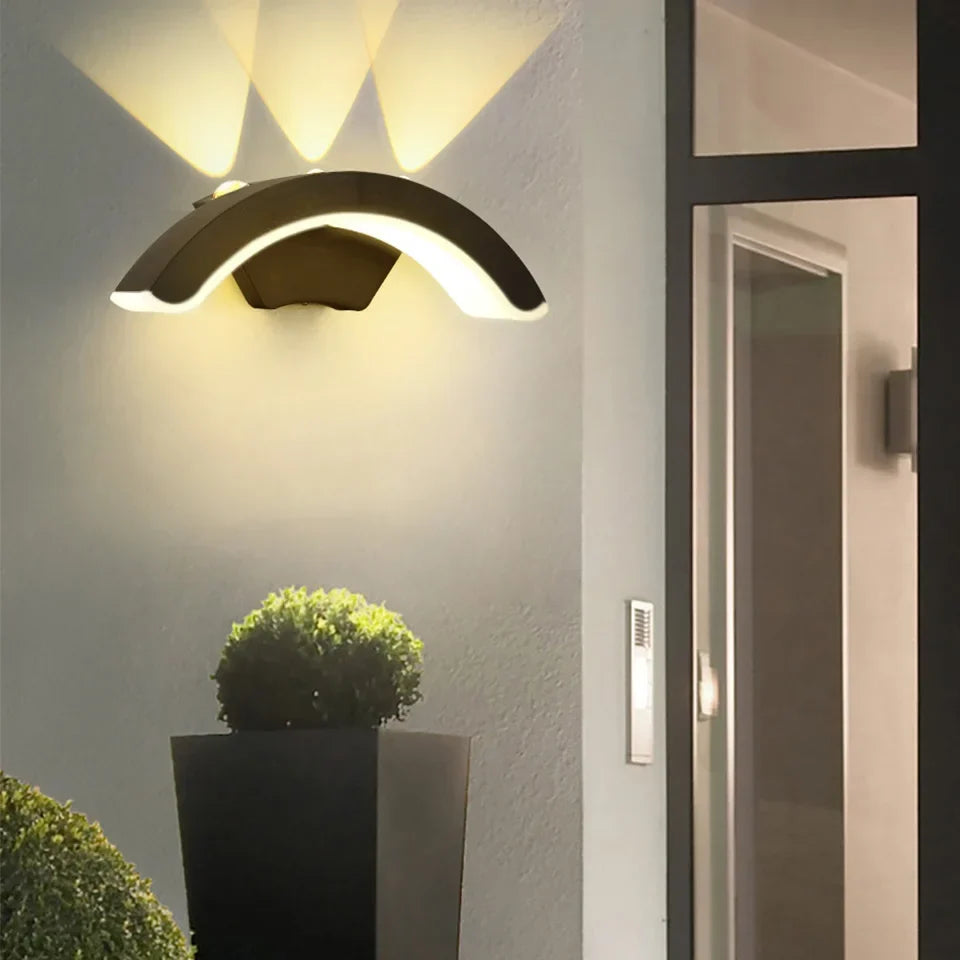 Waterproof Outdoor Wall Light | Black Lantern – Garden, Patio