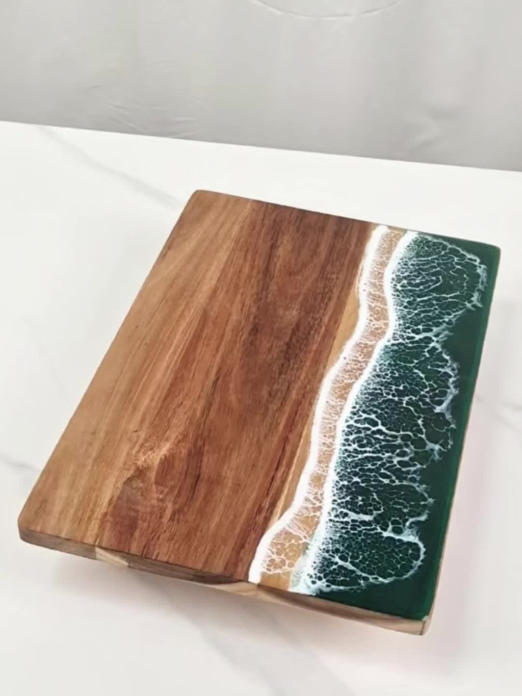 Wave Resin Cutting Board | Acacia Wood – Kitchen, Dining