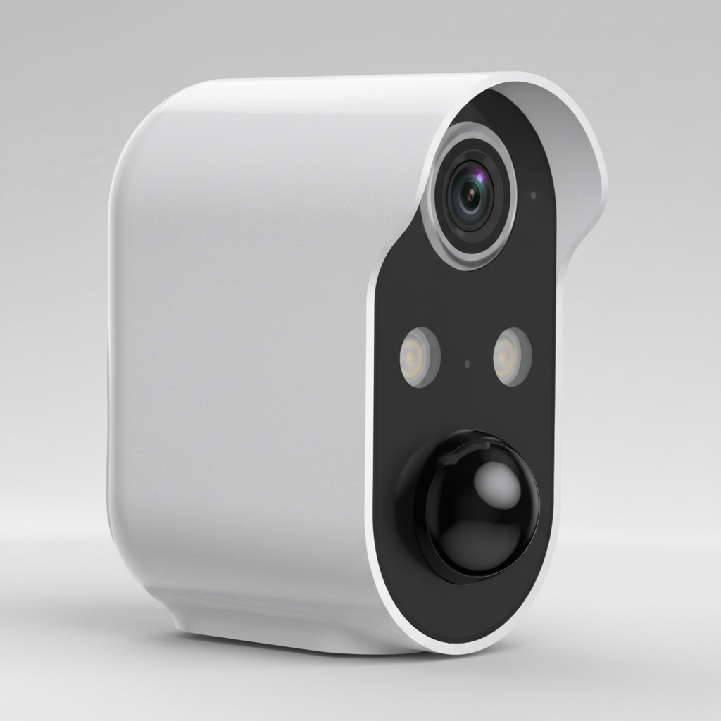Wireless Outdoor Camera - Battery-Operated, Night Vision – Home Security, Outdoor Monitoring