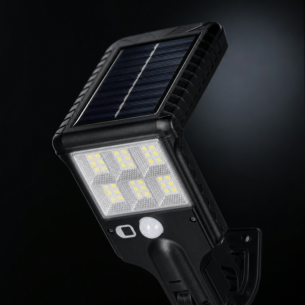 Wireless Solar Security Light with Motion Detection – Home Security, Outdoor Lighting